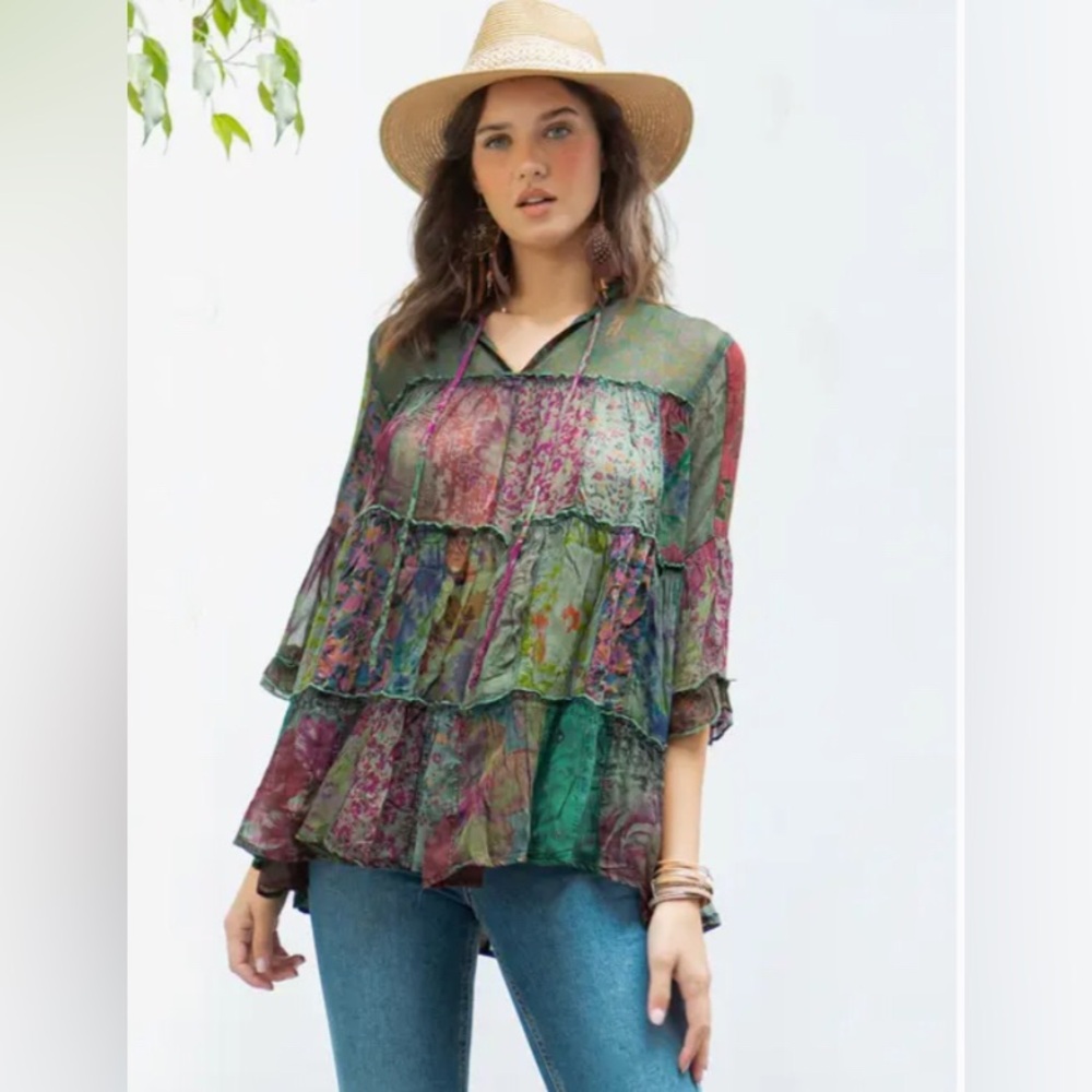 New Basil Boho Top by You g Threads